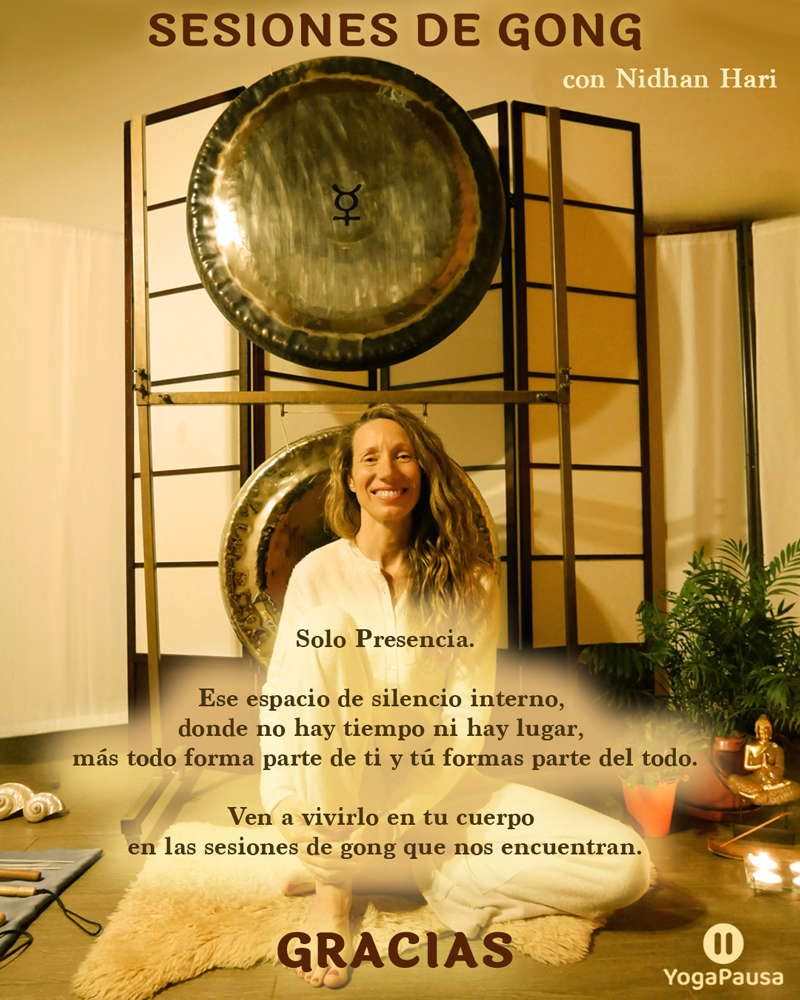 Sesiones de gong a medida.